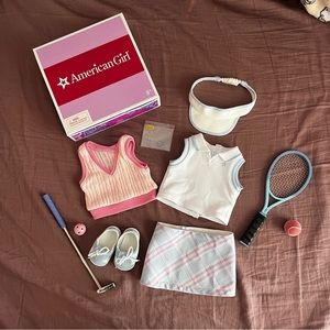American Girl Doll Retired 2008 Tennis and Golf set